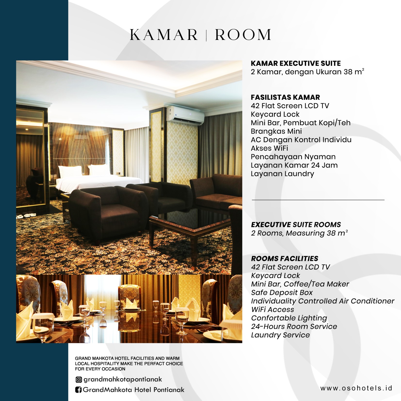 Executive Suite at Grand Mahkota Hotel Pontianak